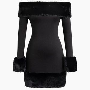 Faux Fur Dress
